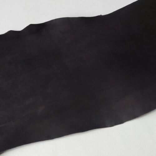 Vegetable tanned leather - Dark brown, hard, "Polos" 2,5mm, 170x35cm - Image 4