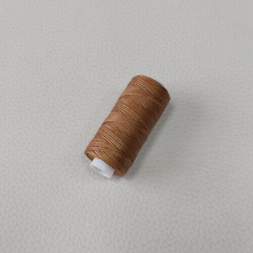Waxed thread - brown, 0,8mm - Image 2