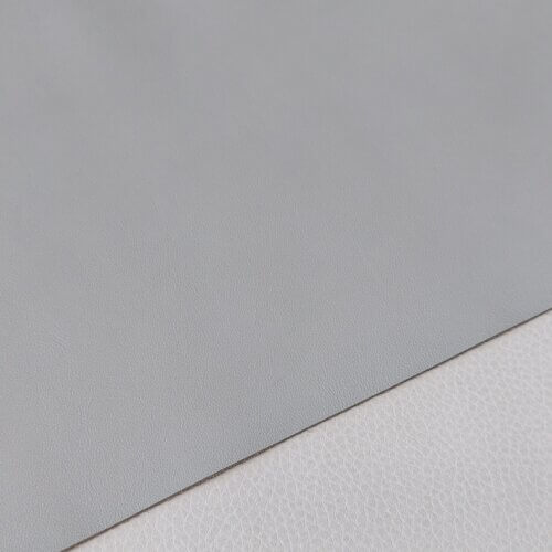 Galanterinė/avalyninė oda - Šviesiai pilka, minkšta, smulki faktūra, 1,2mm, 150x70cm - Image 3