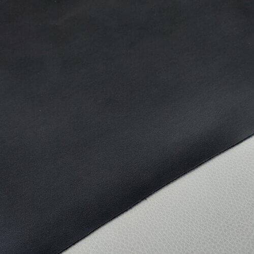 Galanterinė/avalyninė oda - Juoda, minkšta,blizgoka,lygi, 1,0-1,2mm,170x85cm - Image 3
