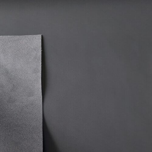 Microfiber leather - Black, "Nappa", Smooth, 1,4mm - Image 3