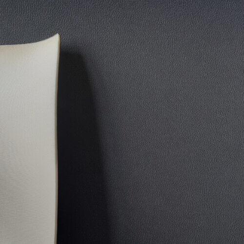 Artificial leather with 5mm foam – Black with texture - Image 4