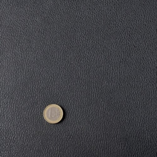 Artificial leather with 5mm foam – Black with texture - Image 2