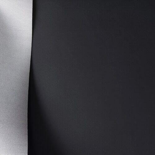Automotive artificial leather "Tesla" - Black, smooth, 1,1mm - Image 4