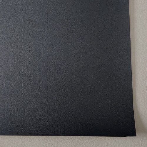 Automotive artificial leather "Tesla" - Black, smooth, 1,1mm - Image 3