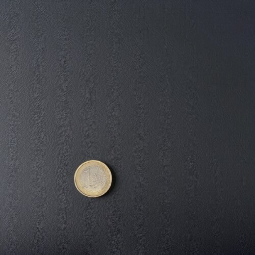 Automotive artificial leather "Tesla" - Black, smooth, 1,1mm - Image 2