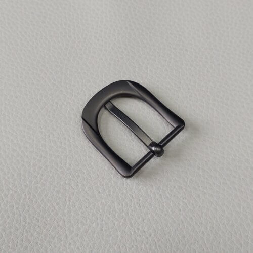 Diržinė sagtis - Italija, 29mm, juodinto nikelio spalva, matinė - Image 2