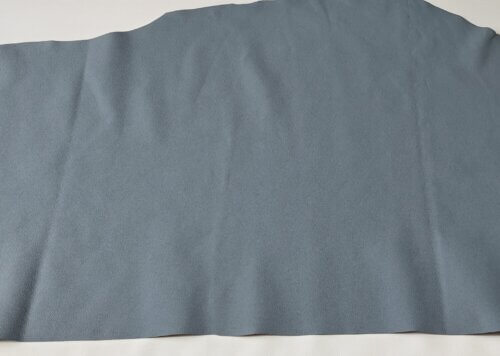 Automobilinė oda - Pilkai mėlyna, smulki faktūra, vidut.minkštumo, 1,4-1,6mm, 150x80cm - Image 4