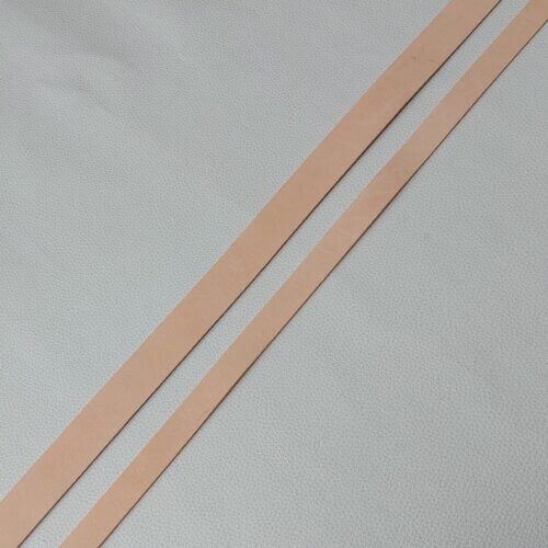 Vegetable tanned leather belt - not colored, 2,8-3,0mm, width 20mm and 30mm, 120cm lenght - Image 3