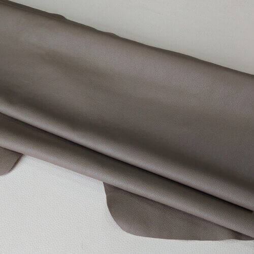 Automobilinė oda - Pilka, smulki faktūra, minkšta, 1,2mm, 120x83cm - Image 2