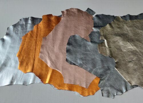 Set of natural leather - 5pieces 0,6-1,0mm, 220-270dm2 - Image 2