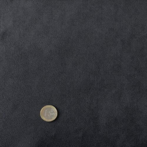 Mikropluošto medžiaga "Dinamica" - Juoda, elastinga "Stretch", 0,8mm - Image 2