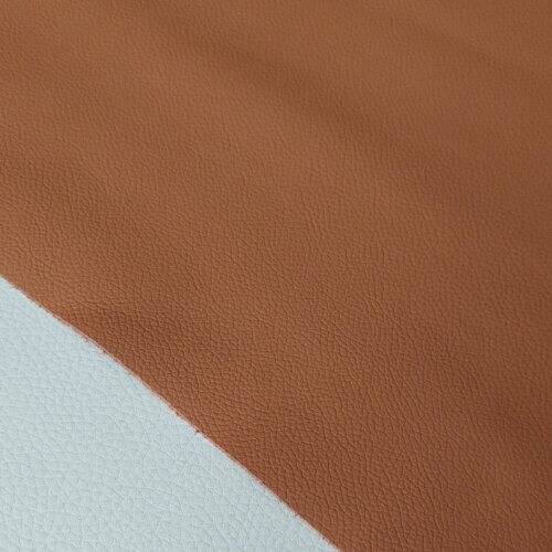 Automotive leather - Brown, with texture, soft, 1,4mm, 110x70cm - Image 3