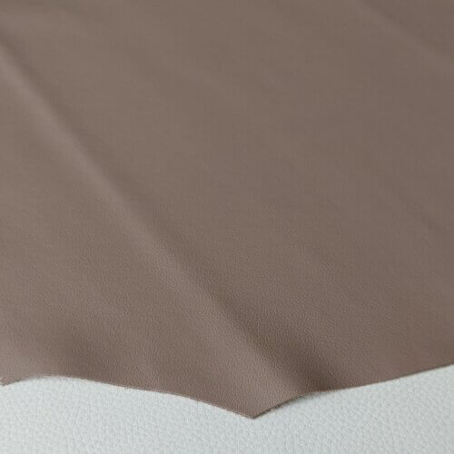 Automobilinė oda - Cappuccino spalva, smulki faktūra, minkšta, 1,1-1,2mm, 220x95cm - Image 3