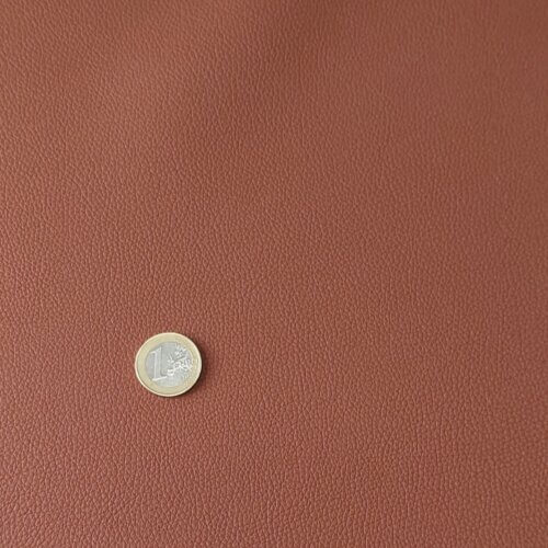 Dirbtinė oda - Ruda, faktūrinė, 1mm - Image 3