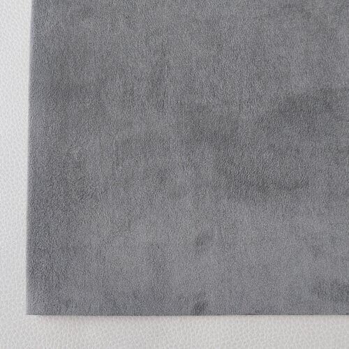Headliner fabric with foam, "Velour/Alcantara" imitation, gray - Image 3
