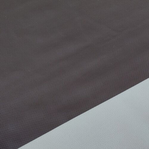 Haberdashery leather - Dark brown, perforated MK3, soft, 1,3-1,4mm, 130x90cm - Image 3