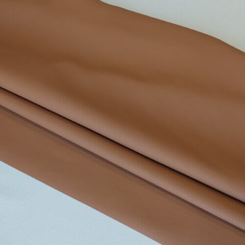 Automotive leather - Brown, small texture, soft, 1,2-1,4mm, 120x90cm - Image 2