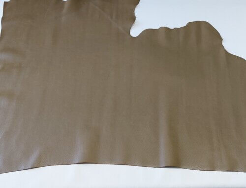 Automotive leather - Khaki, perforated MK3, soft, 1,2-1,3mm, 90x75cm - Image 4