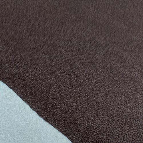 Haberdashery leather – Dark brown, soft, textured, 2,2-2,4mm, 100x100cm - Image 3