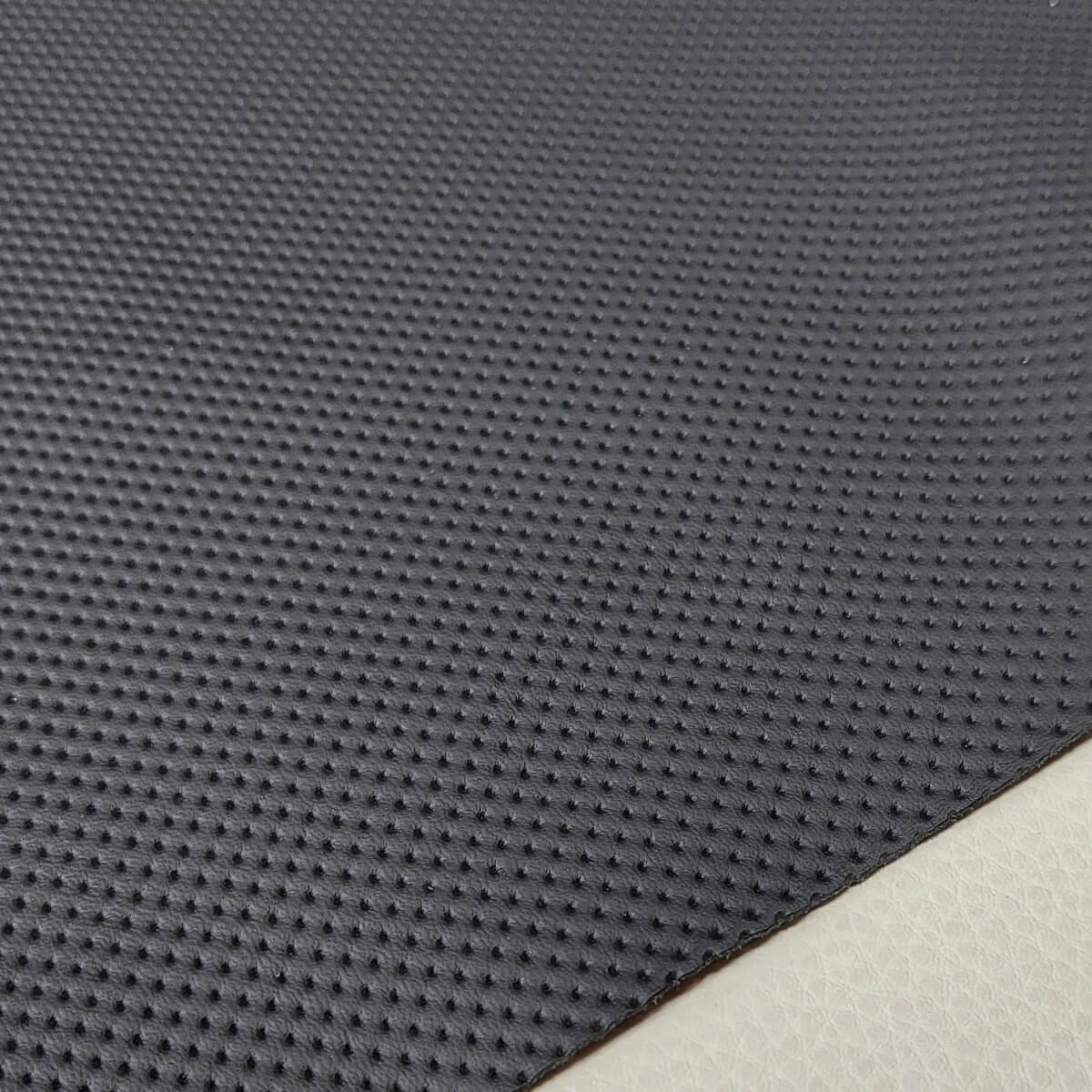 Automotive leather BMW - black, semi perforated (R1), perfect for steering wheels, 110x85cm - Image 3