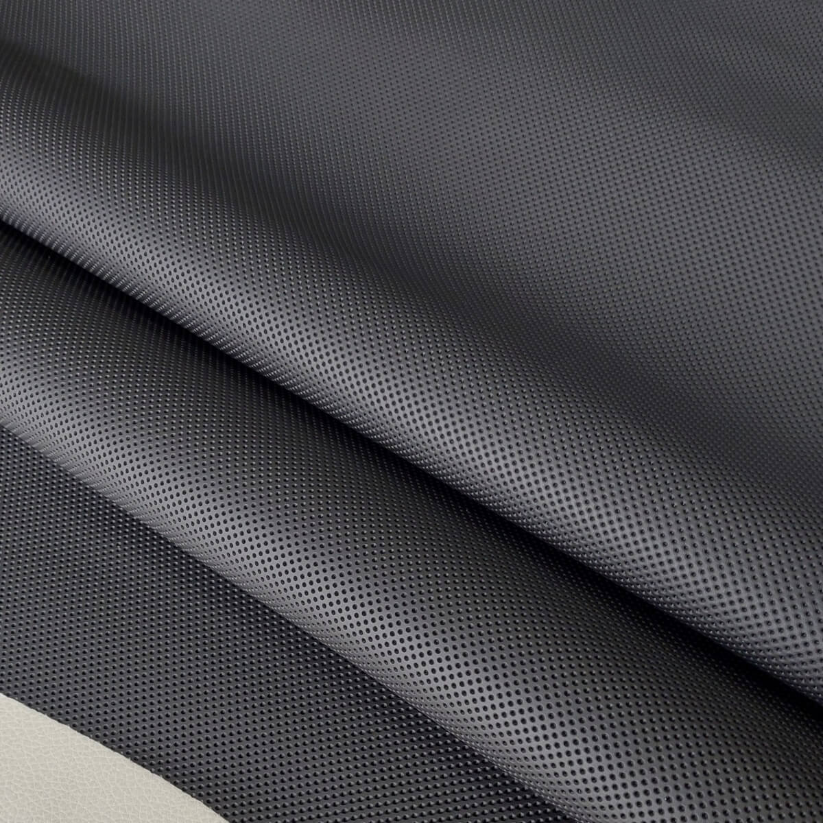 Automotive leather BMW - black, semi perforated (R1), perfect for steering wheels, 110x85cm - Image 2