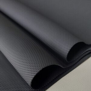 Automotive leather BMW - black, semi perforated (R1), perfect for steering wheels, 95x78cm
